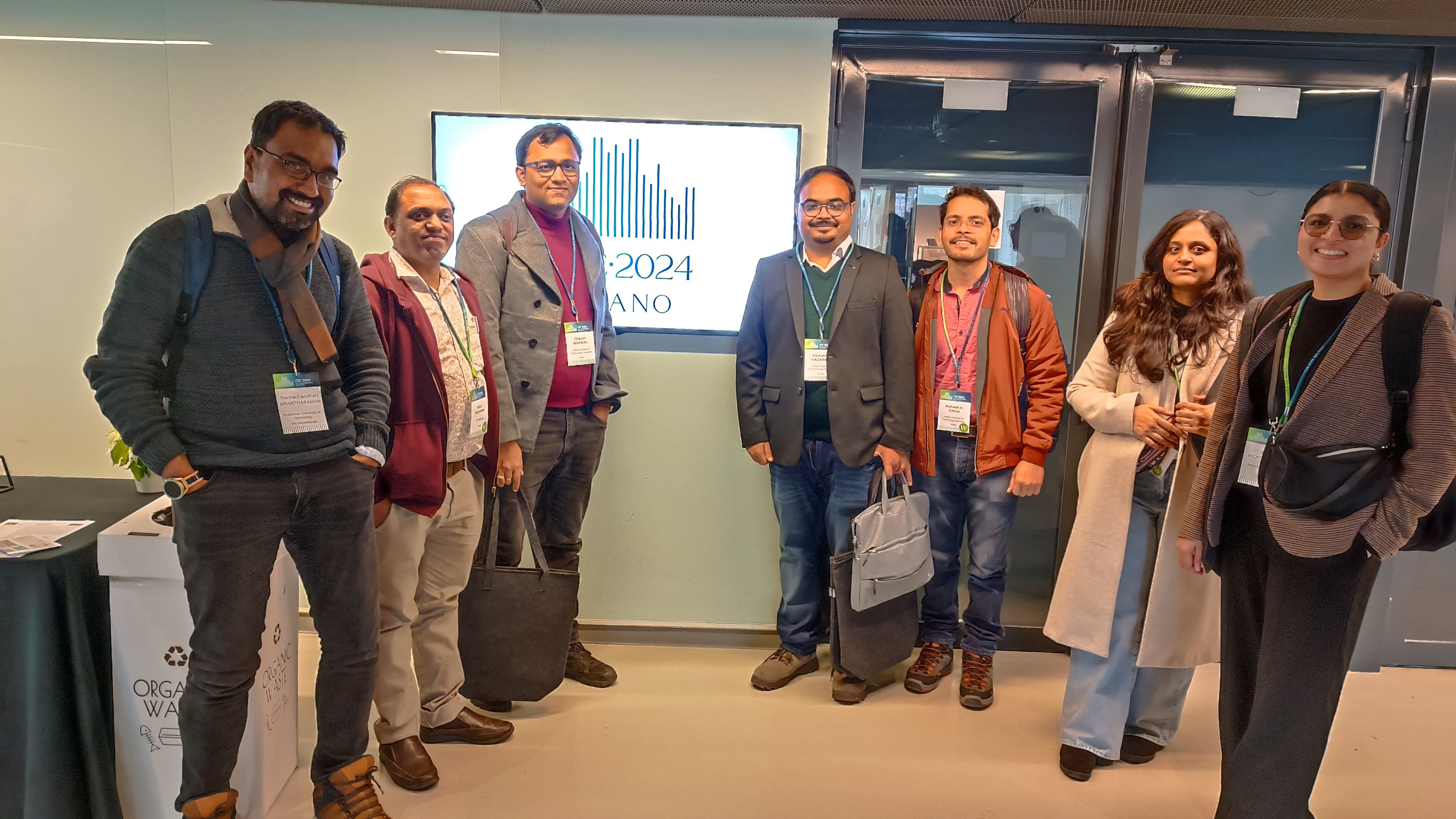 IITB labmates, past and present, together at CDC 2024, Milan. (16-12-2024)